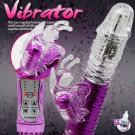 迷亂夜蝴蝶 288段變頻式正逆轉伸縮轉珠棒-電鍍紫 /8