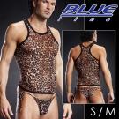 美國Blue Line-騎士透氣款挖背背心-豹紋色 S/M ...