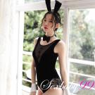 愛的主場秀-開檔連身型兔女郎角色扮演服