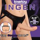 INGEN 女用舒適穿戴式逼真老二按摩棒-8.5吋(特)/8