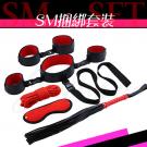 SM性虐捆綁套裝-黑紅色/85