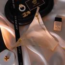 歐美風細帶環扣低腰性感內褲-白杏色M